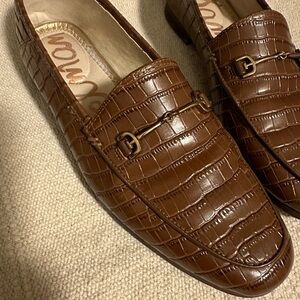 Sam Edelman Loraine Croc Embossed Loafer 6.5
